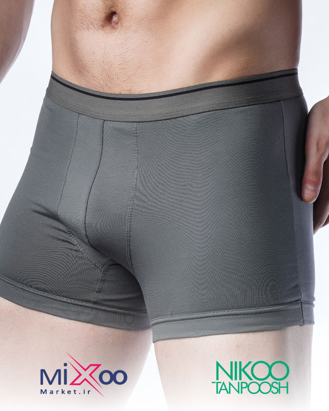 شورت پادار مردانه کمرکش اسپرت ساده رنگی نیکوتن پوش 3105