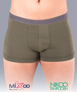 شورت پادار مردانه کمرکش اسپرت ساده رنگی نیکوتن پوش 3105