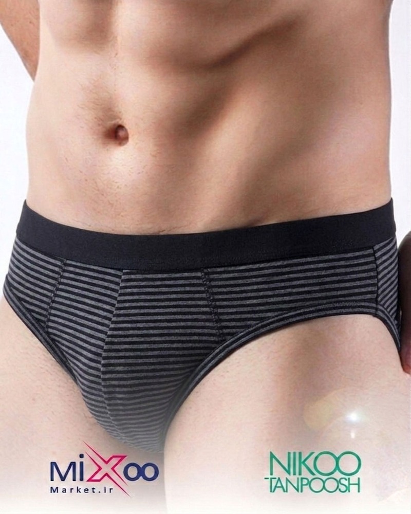 شورت اسلیپ مردانه کمرکش اسپورت رنگی ساده نیکوتن پوش 3159
