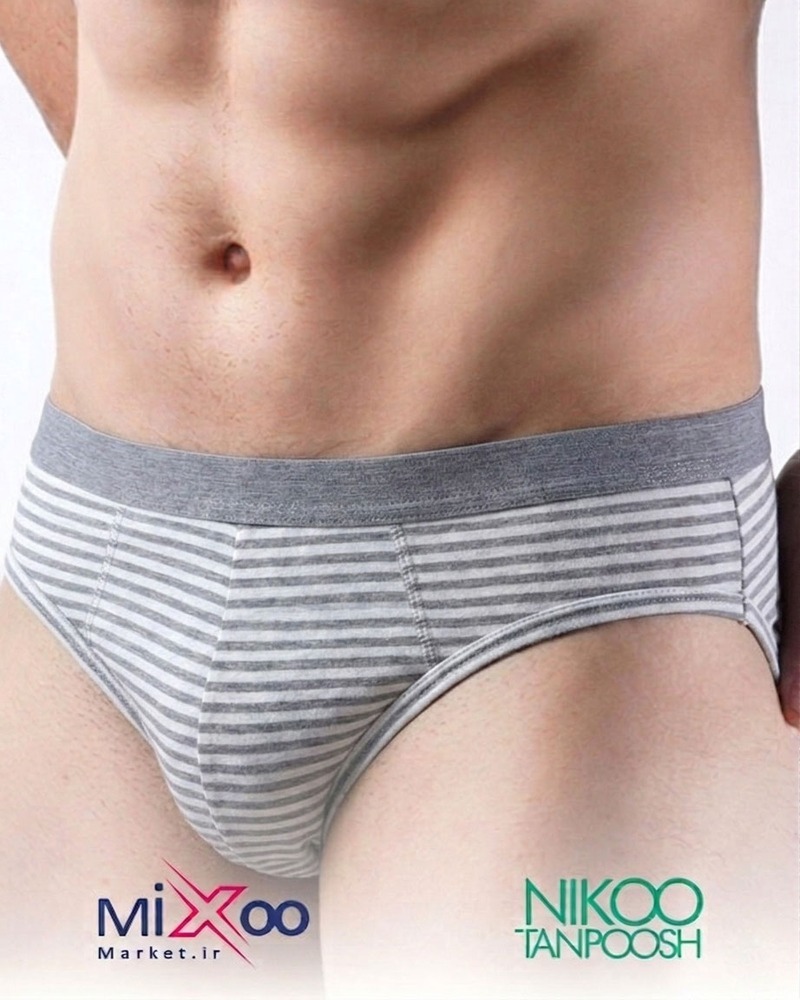 شورت اسلیپ مردانه کمرکش اسپورت رنگی ساده نیکوتن پوش 3159