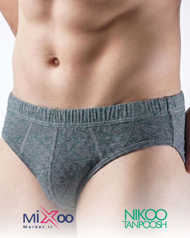 شورت اسلیپ مردانه کمرکش لیفه ای اسپورت رنگی ساده نیکوتن پوش 3174