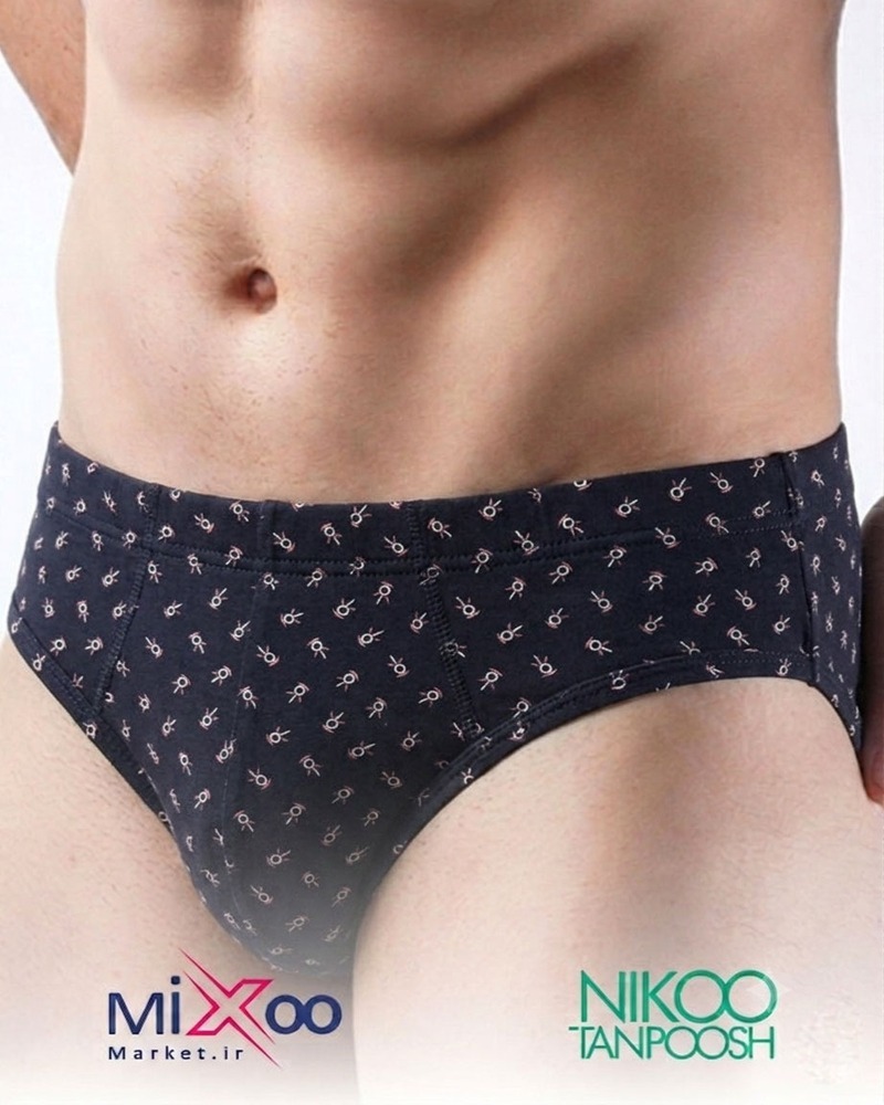 شورت اسلیپ مردانه کمرکش اسپورت رنگی ساده نیکوتن پوش 3588