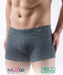 شورت باکسر کمر کش لیفه ای طرحدار نیکوتن پوش 3109