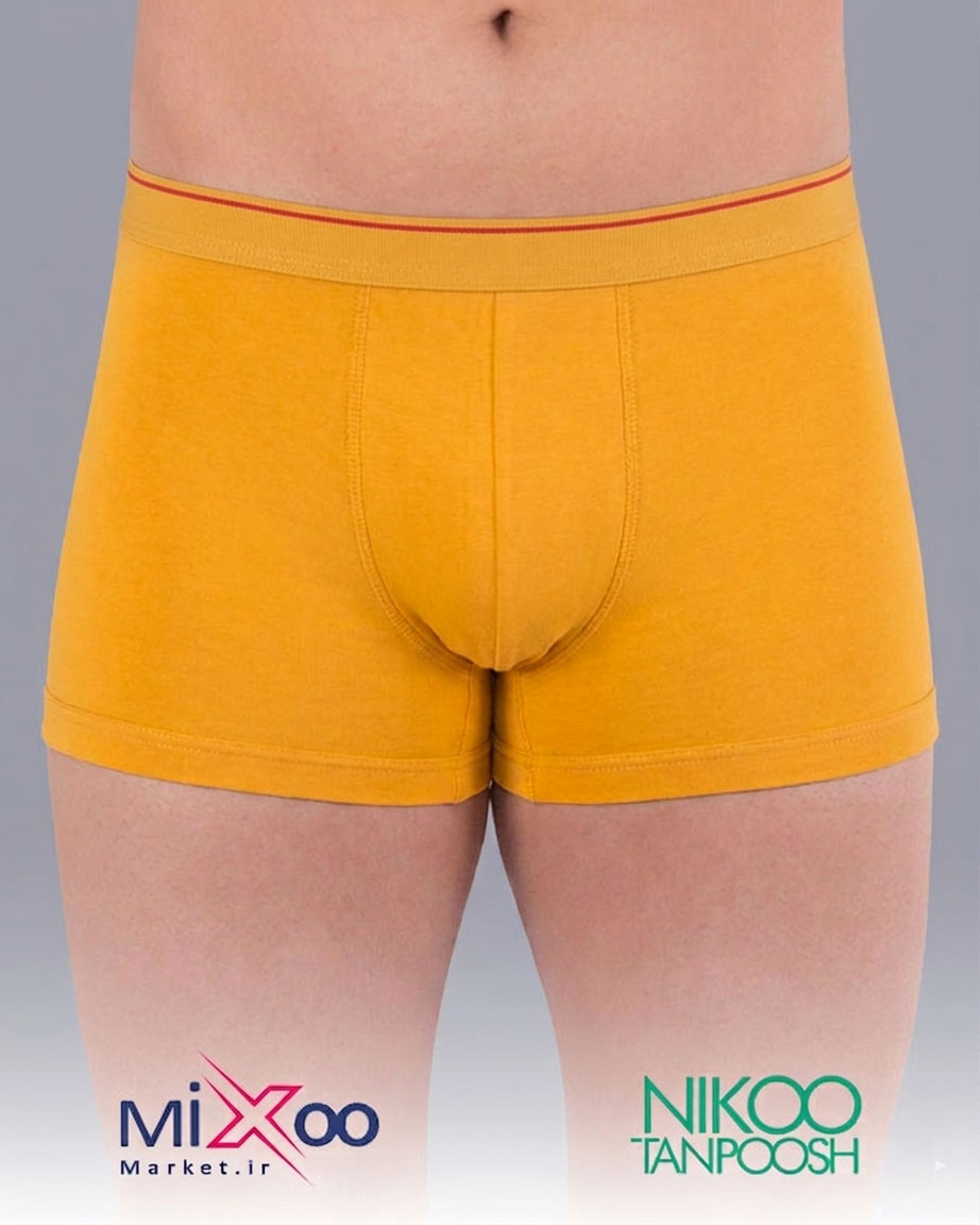 شورت پادار مردانه کمرکش اسپرت ساده رنگی نیکوتن پوش 3105 - تصویر 4