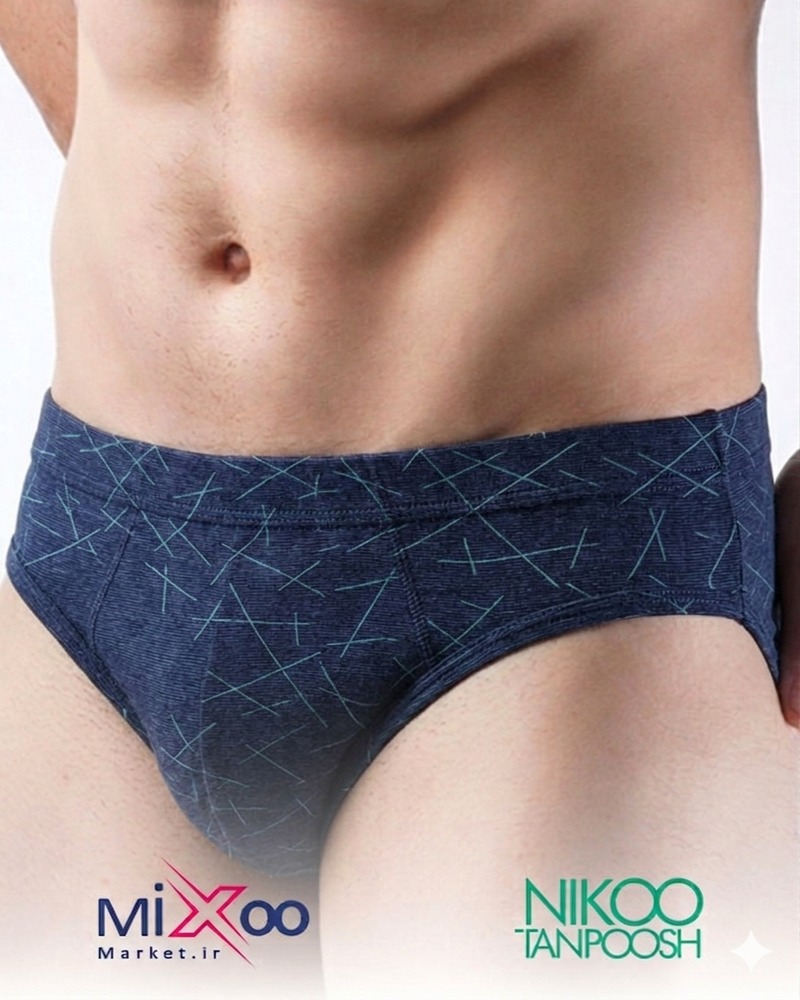 شورت اسلیپ مردانه کمرکش لیفه ای اسپورت رنگی ساده نیکوتن پوش 3174