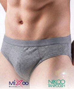 شورت اسلیپ مردانه کمرکش اسپورت رنگی ساده نیکوتن پوش 3160