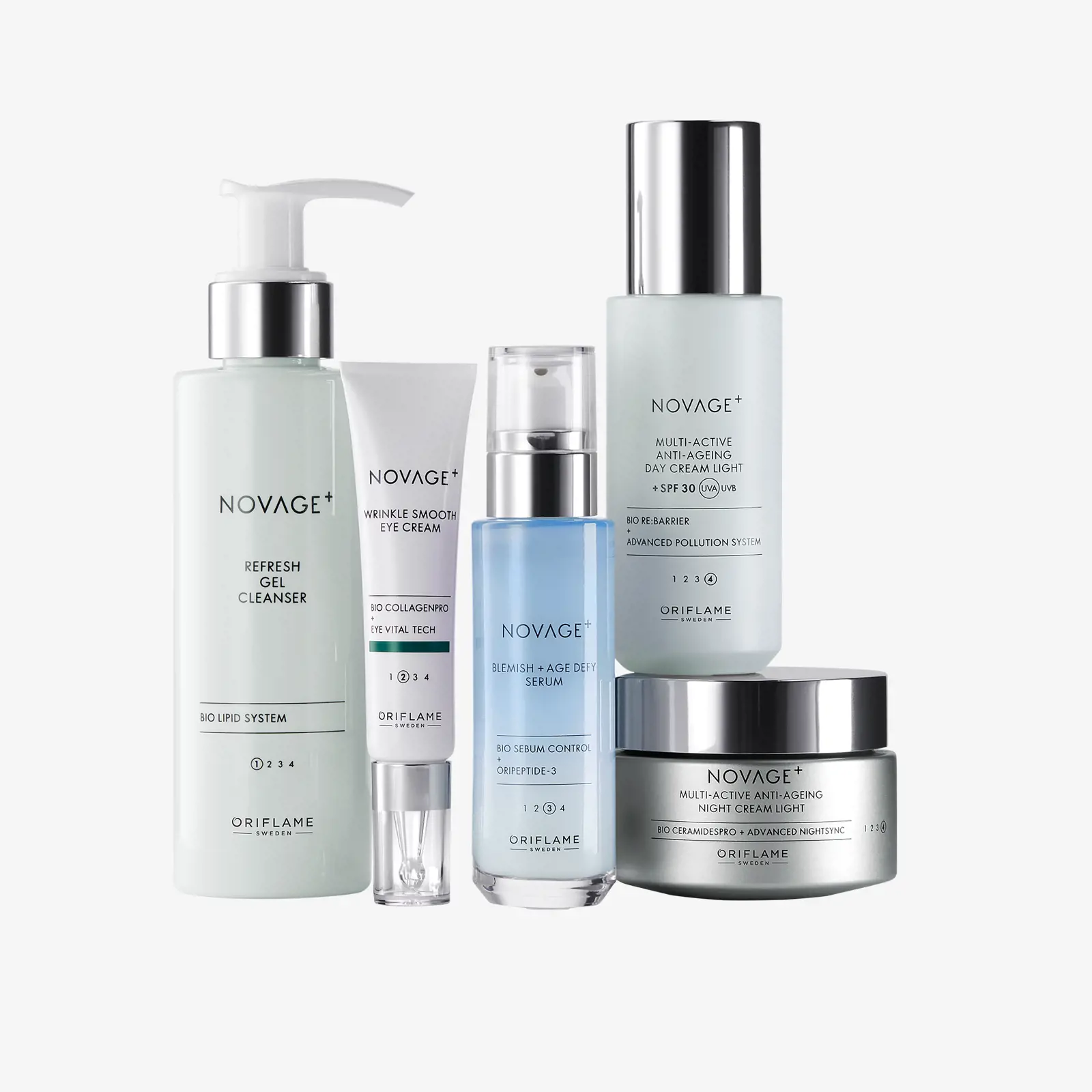 پک مراقبت پوست چرب اوریفلیم Novage+ Blemish + Age Defy45608 | کد 45608