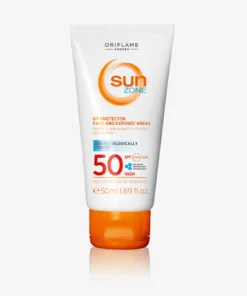 ضدآفتاب Sun Zone SPF 50 اوریفلیم مخصوص صورت | کد 23378
