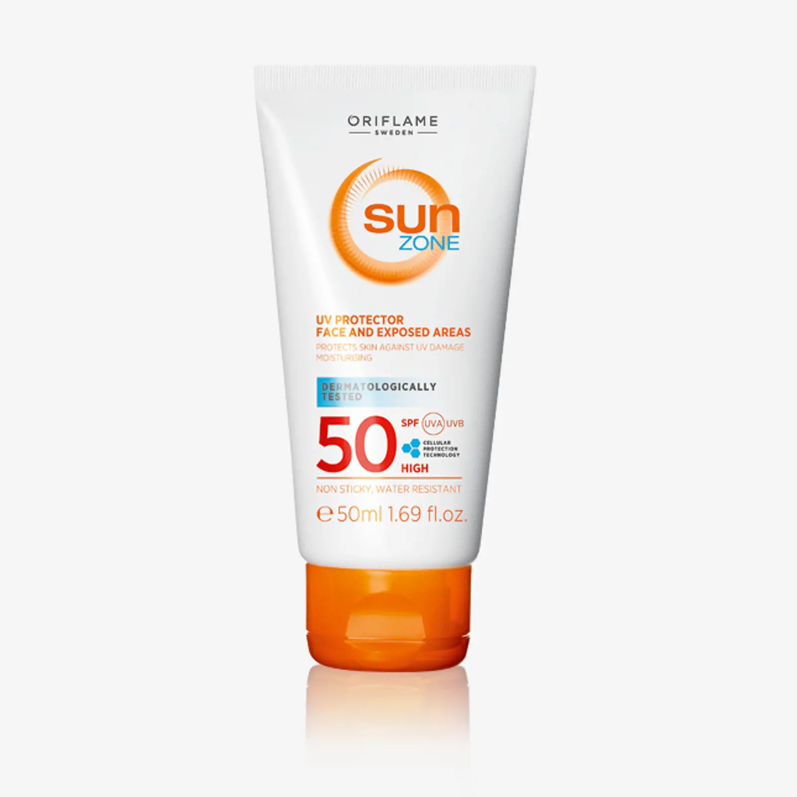 ضدآفتاب Sun Zone SPF 50 اوریفلیم مخصوص صورت | کد 23378