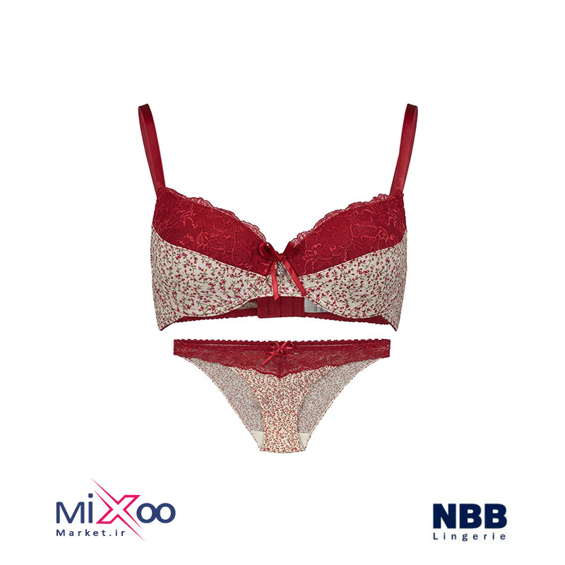 ست شورت و سوتین زنانه اسفنجی فنردار ان بی بی (NBB) | کد 4269