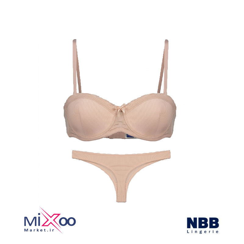 ست شورت و سوتین زنانه اسفنجی فنردار ان بی بی (NBB) | کد 4616 - تصویر 4