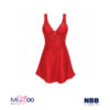 لباس خواب زنانه ساتن و گیپور انبیبی (NBB) | 3705